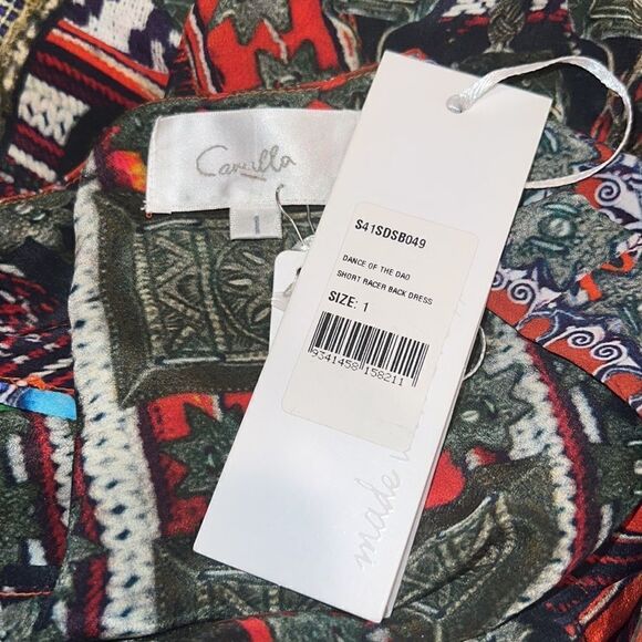 NWT Camilla Dance of the Dao Short Racer Back Dress Size Small - Picture 13 of 15